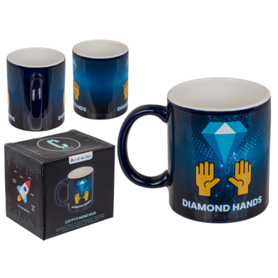 Kaffeebecher Krypto Diamond Hands