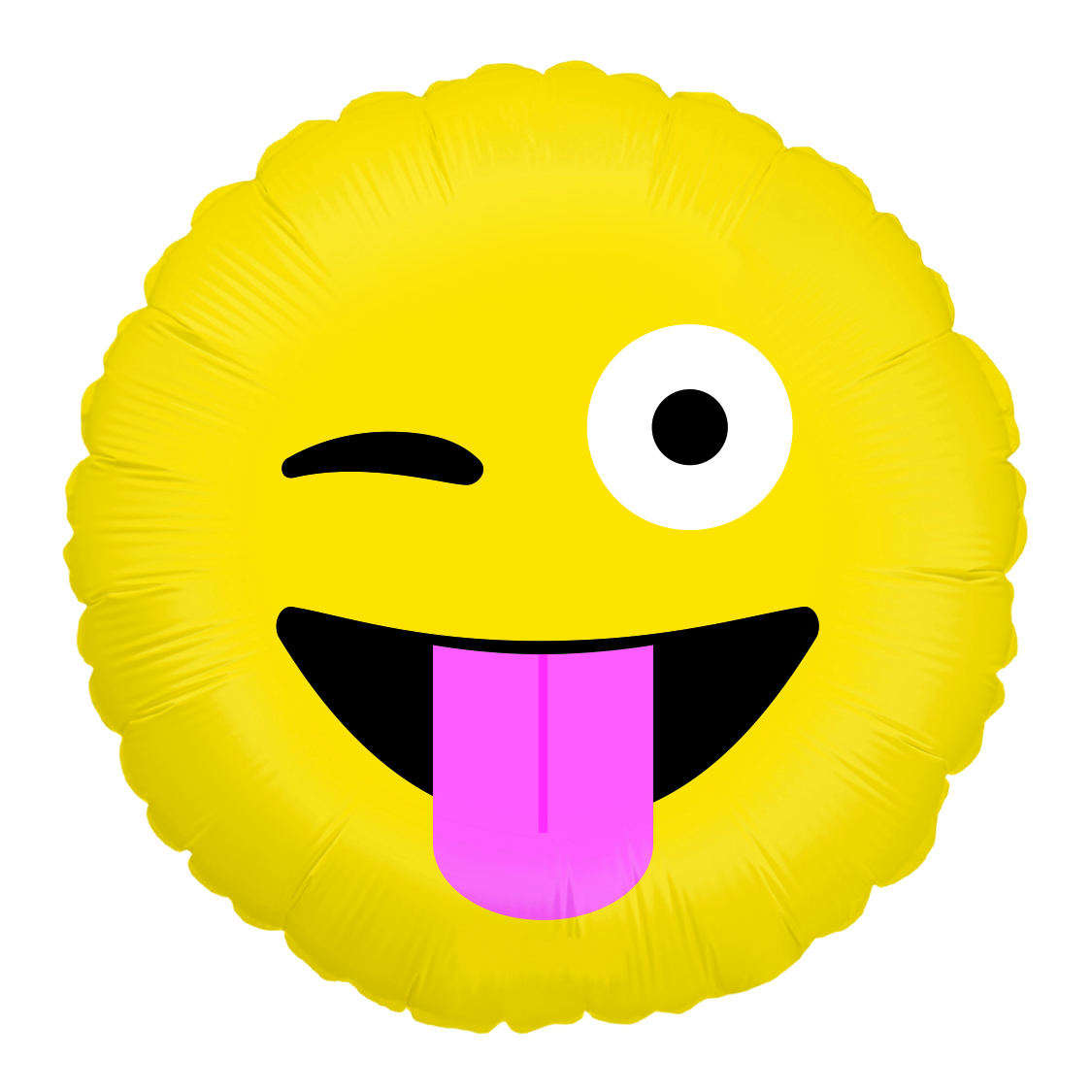 Folienballon Emoji Augenzwinkern