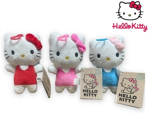 Hello Kitty 17cm mit Baglip 3-fach sortiert