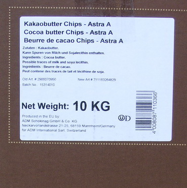 Callebaut Kakao-Butter Preis per Kg