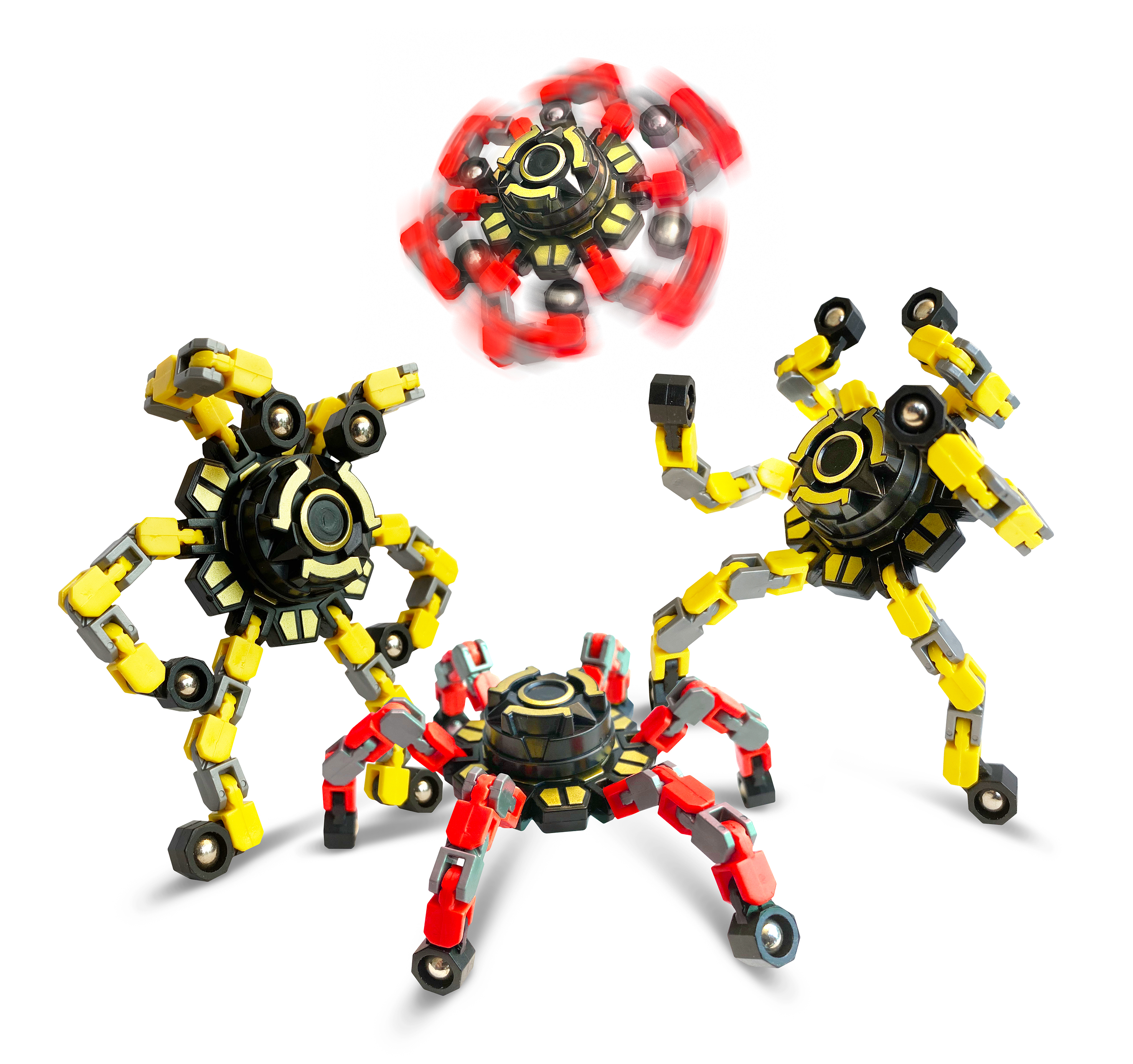 Alien Robot Spinner mit Bonbons 12 Stück